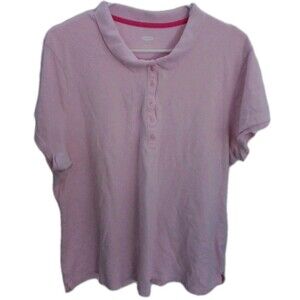 Old Navy Polo XXL/TTG Pink Short Sleeve Shirt